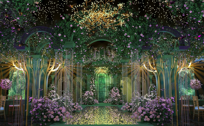 雅江奇妙森林婚礼堂效果展示